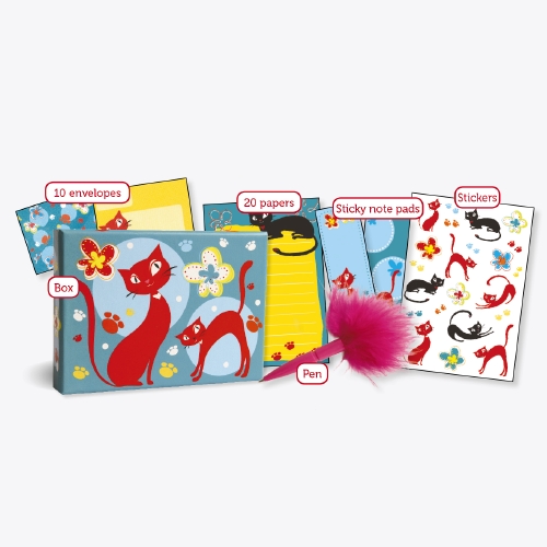 The Store COOL CAT STATIONERY BOX Stationery The Store