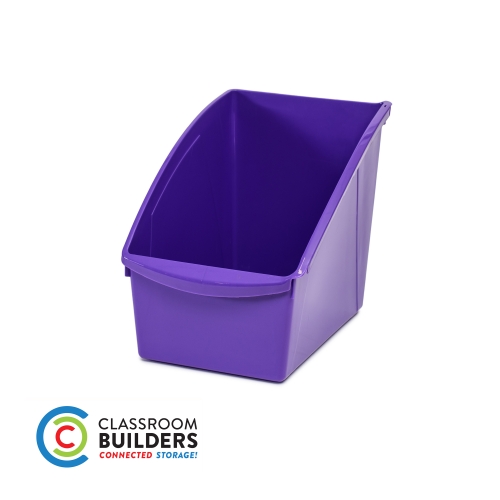 Product Medium Book Tub Purple Storage School Essentials