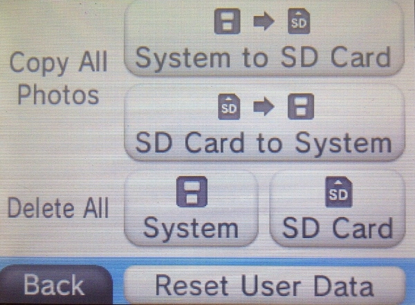 In the Delete All option in the bottom, select if you want to delete all photos in the SD Card