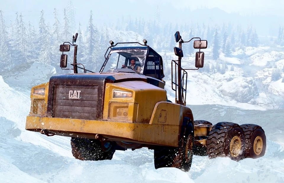 Caterpillar 745c Location SnowRunner