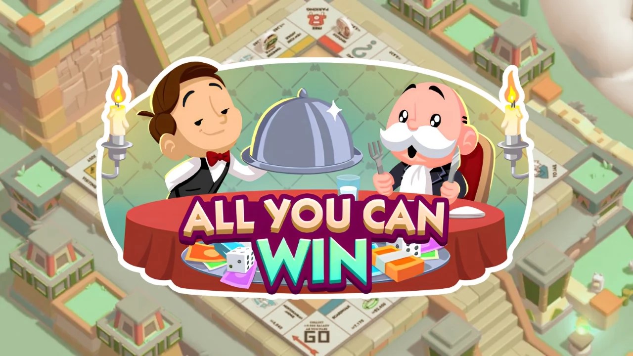 All You Can Win milestones and rewards August 25th-27th - Monopoly GO!