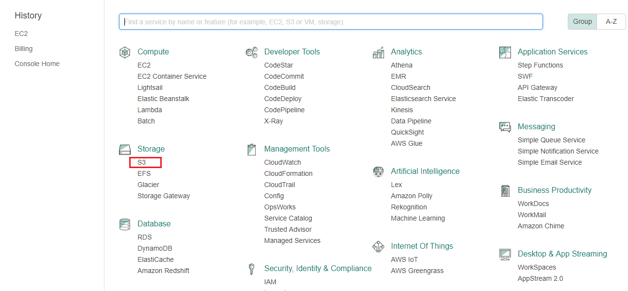 How to create Bucket in S3