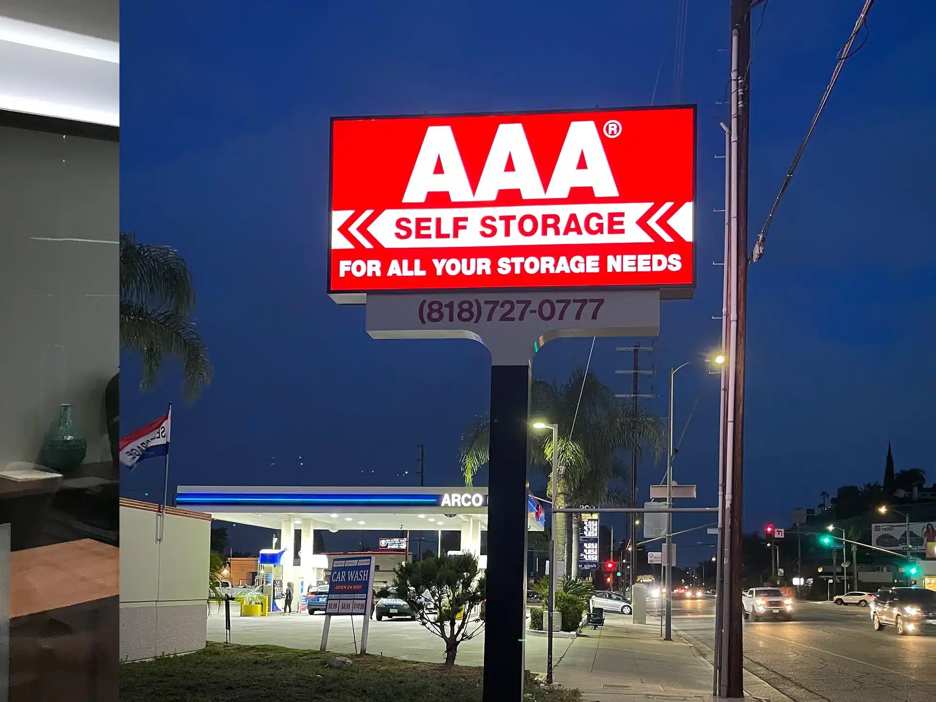 AAA Self Storage Resource 4 Signs