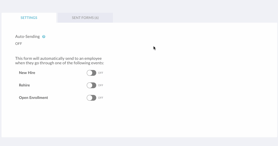 Set up Forms to Send to Employees Automatically Support