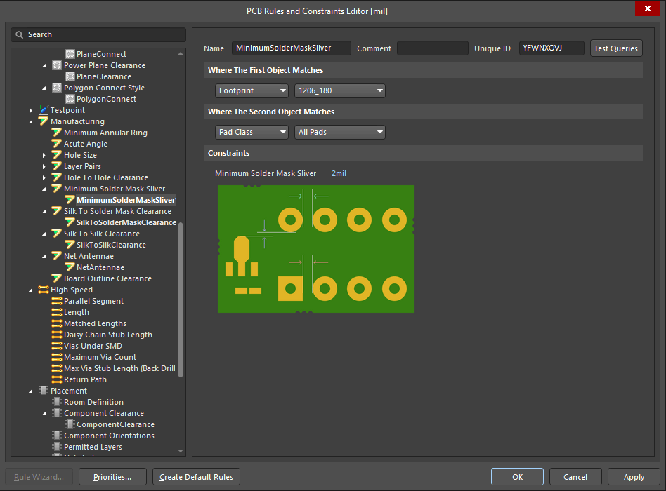 Silk to Solder Mask Clearance The PCB Design Rule You Need to Add PCB Design Blogs Altium