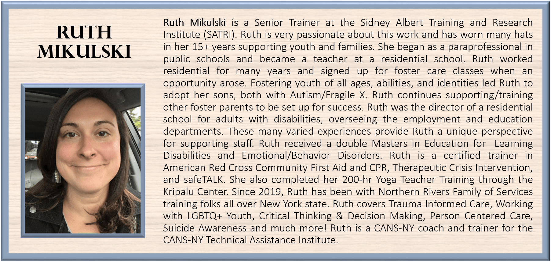 Meet the CANSNY Coaching Team! CANSNY Institute Resources and Documents