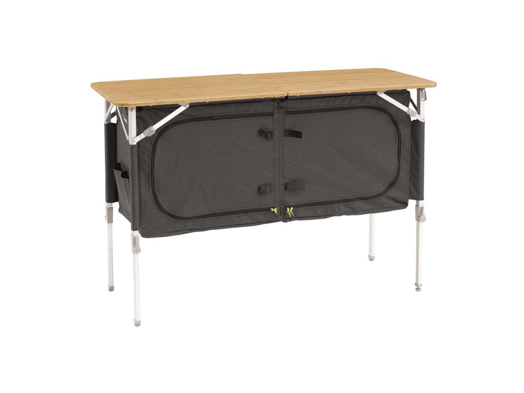 Köksbord Med Förvaring Outwell Padres Double Köksbord med förvaring Aluminium / Bambu (SEK