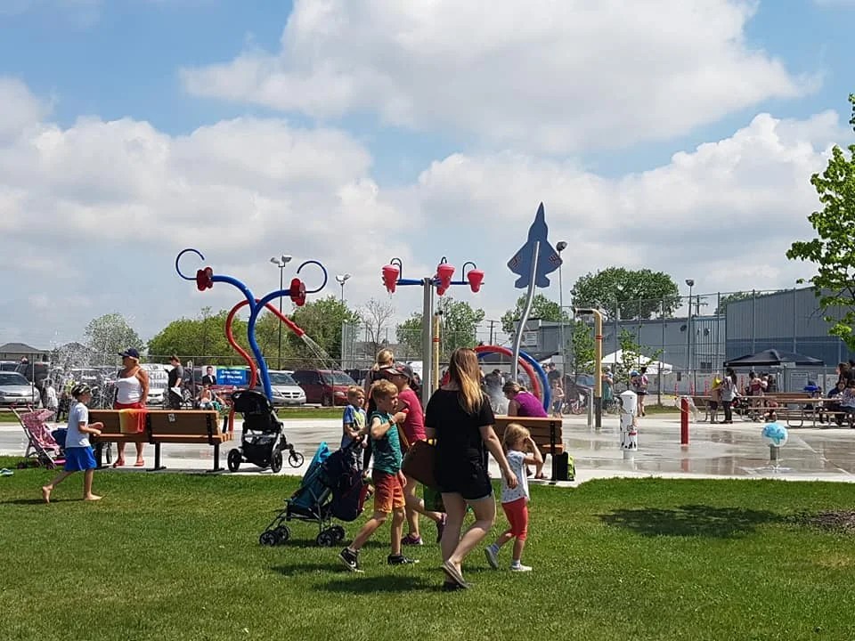 Gateway Recreation Spray Pad, Winnipeg