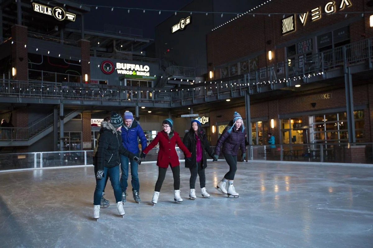 The Capitol District Ice Rink, Omaha