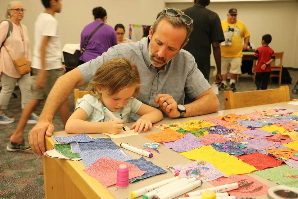 Dallas Public Library Bookmarks in NorthPark Center