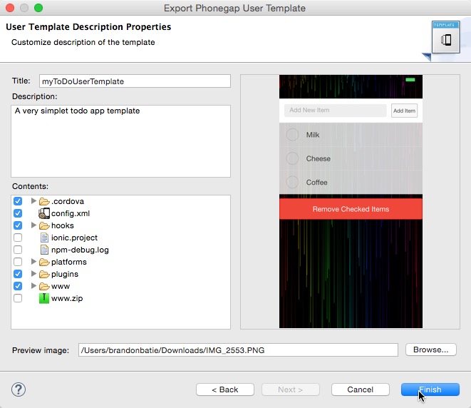 Creating Custom PhoneGap Mobile Project Templates in MyEclipse Genuitec