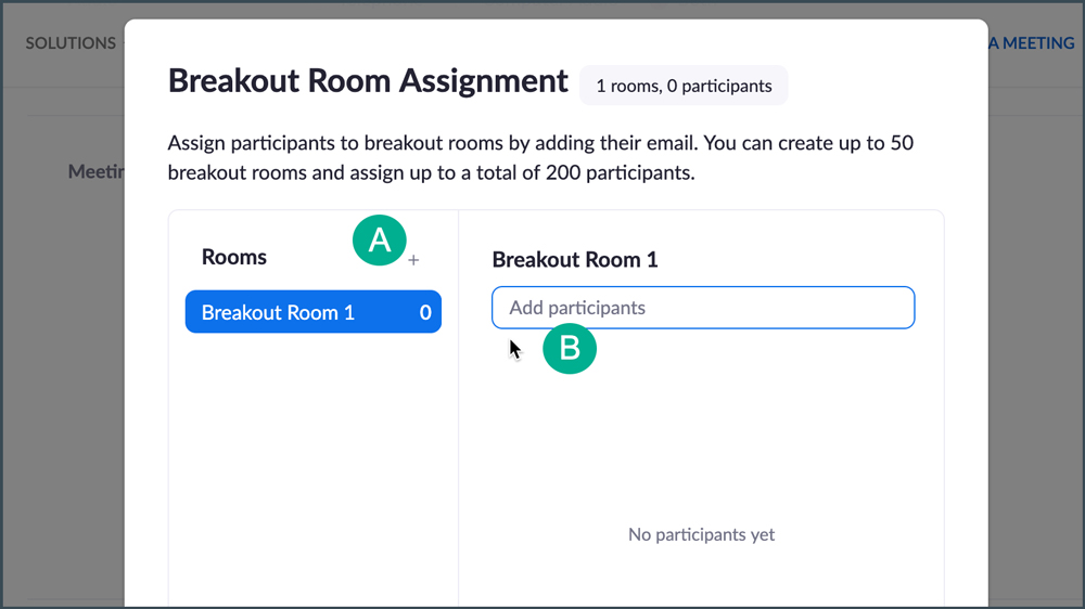 Creating PreAssigned Breakout Rooms Zoom Technology Teaching
