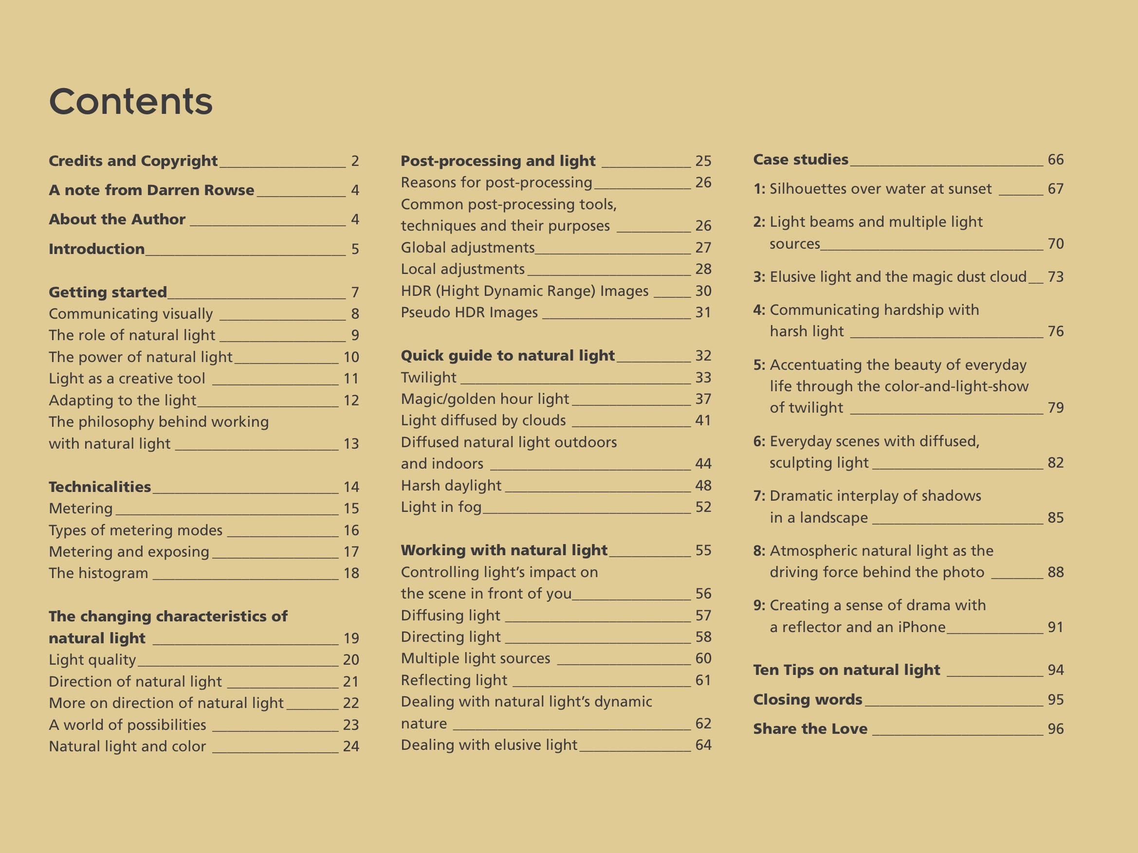 Natural Light Digital Photography School Resources