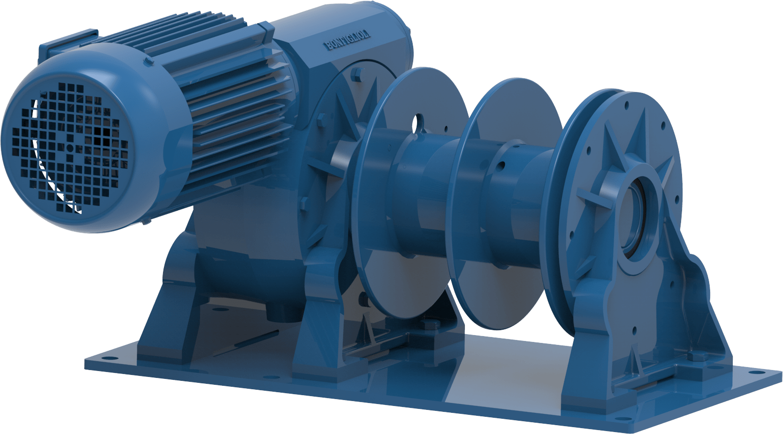 Electric gangway winch 1000 kg 7.5 m/min