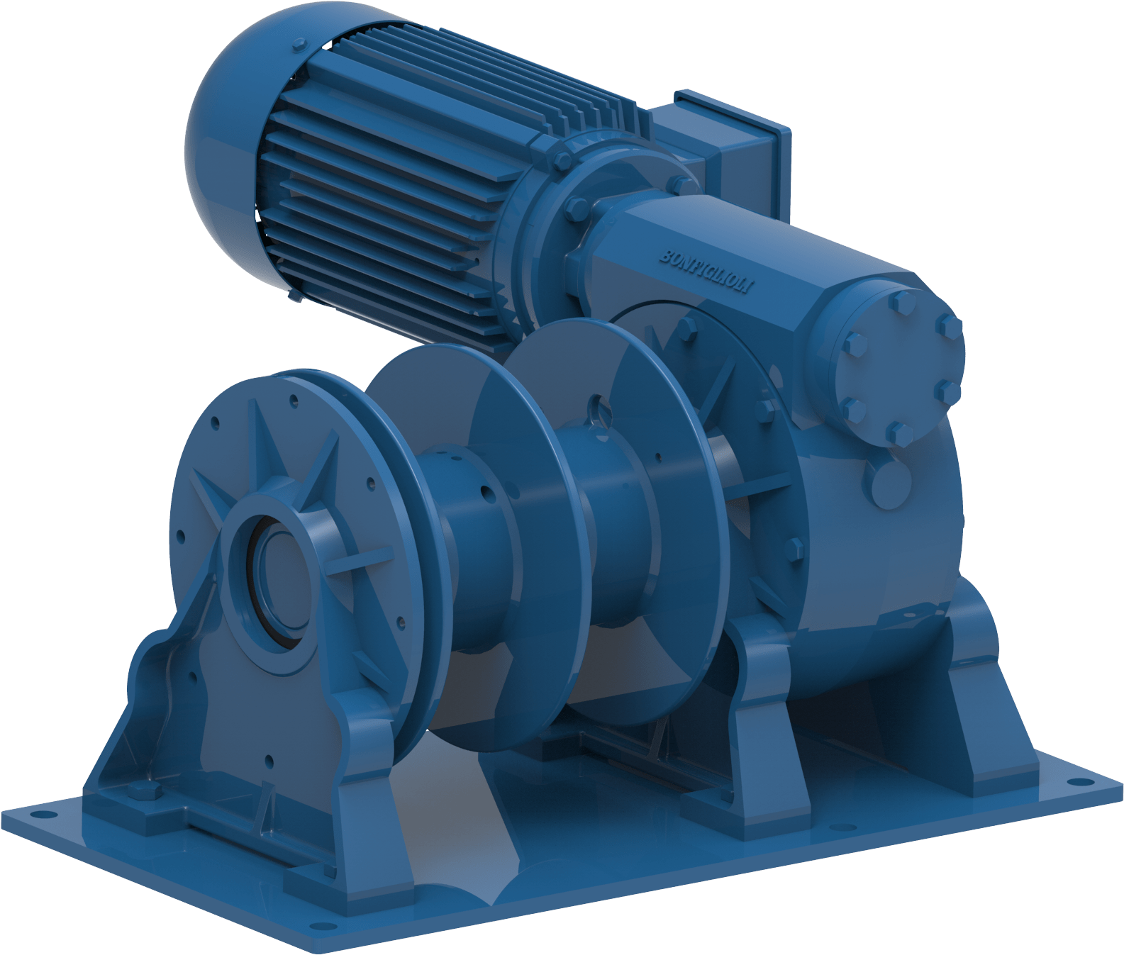 Electric gangway winch 1000 kg 7.5 m/min