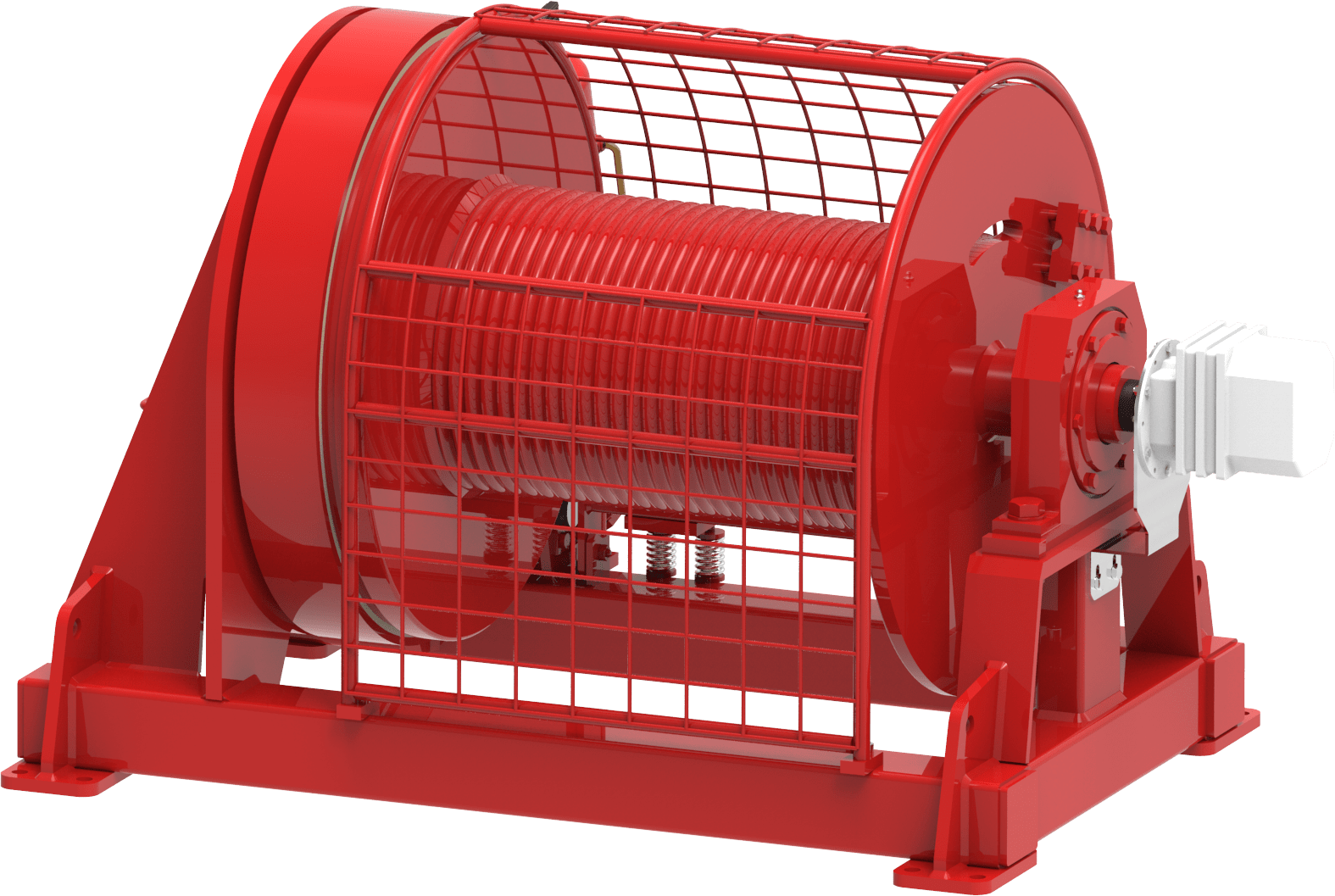 Hydraulic winch 4400 kg 38 m/min