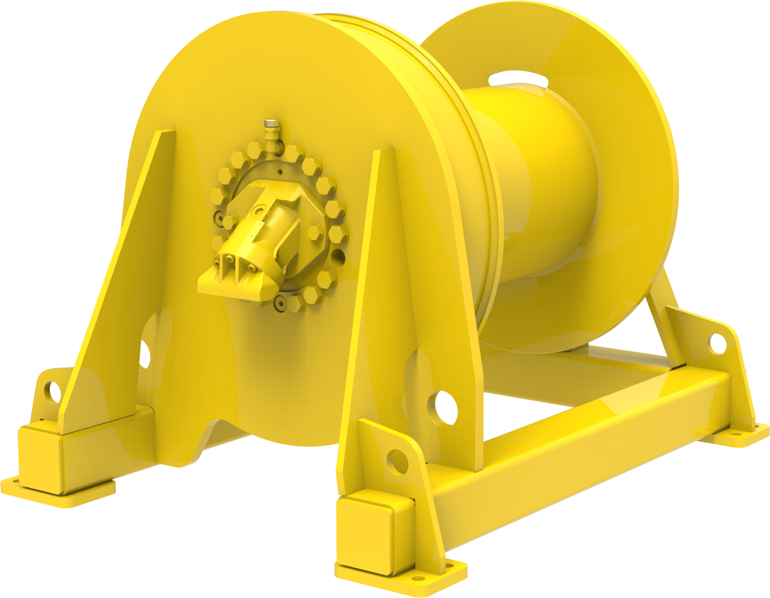 Hydraulic winch 9170 kg 24 m/min