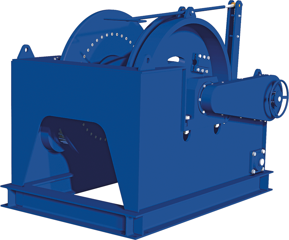 Hydraulic mooring winch 30000 kg 17 m/min