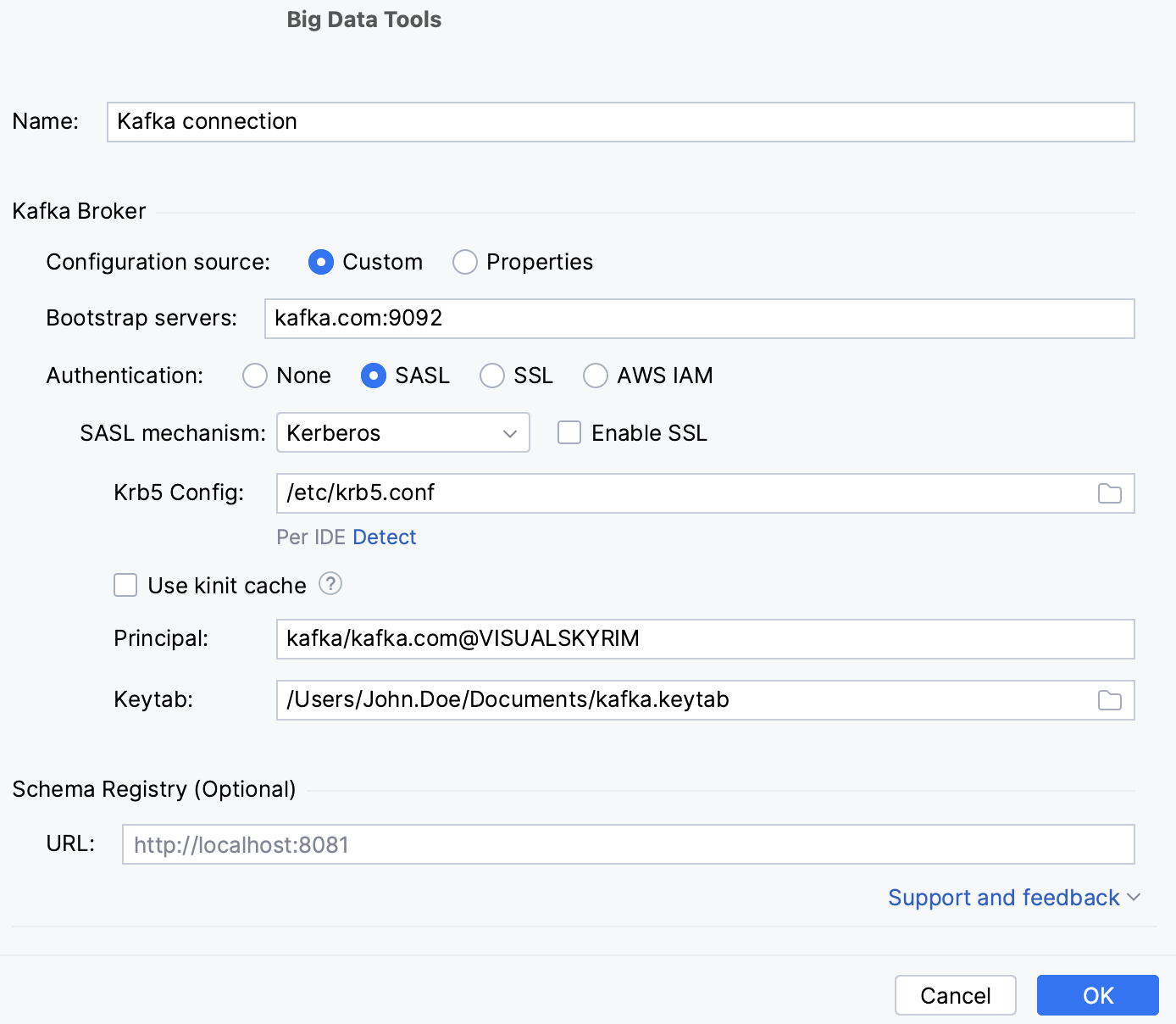 Kerberos DataSpell Documentation