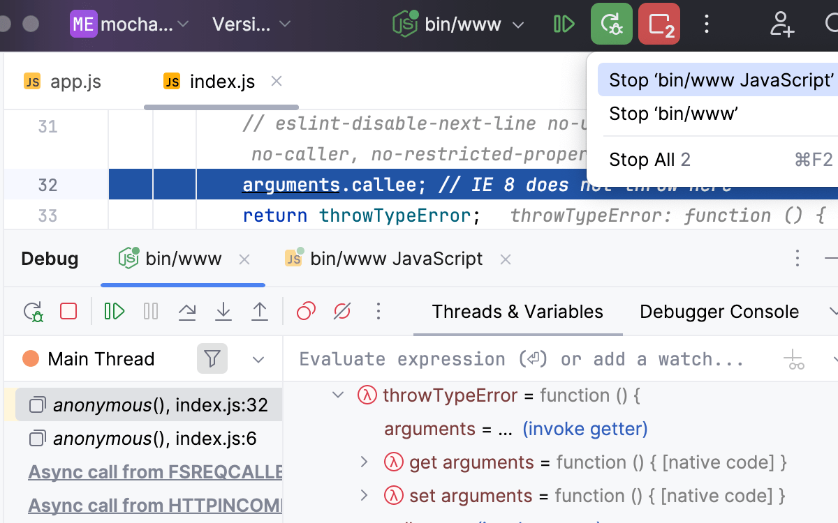 Debugging the server and the clientside code PyCharm Documentation