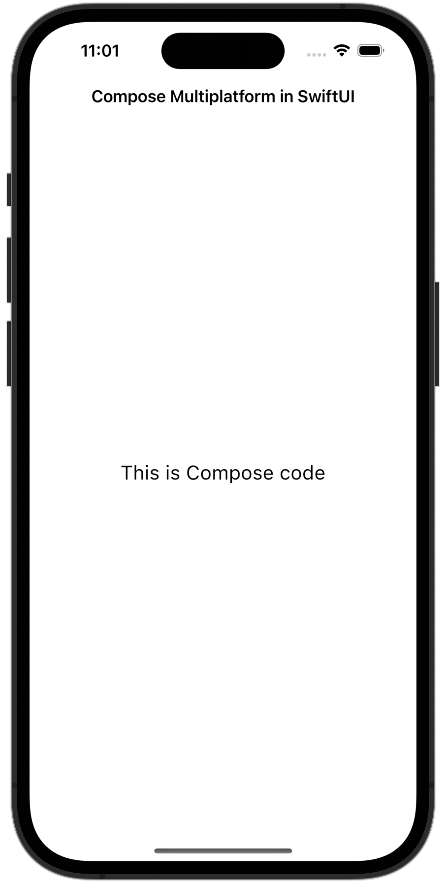Integration with the SwiftUI framework Kotlin Multiplatform