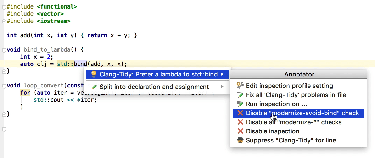 ClangTidy Integration Help CLion