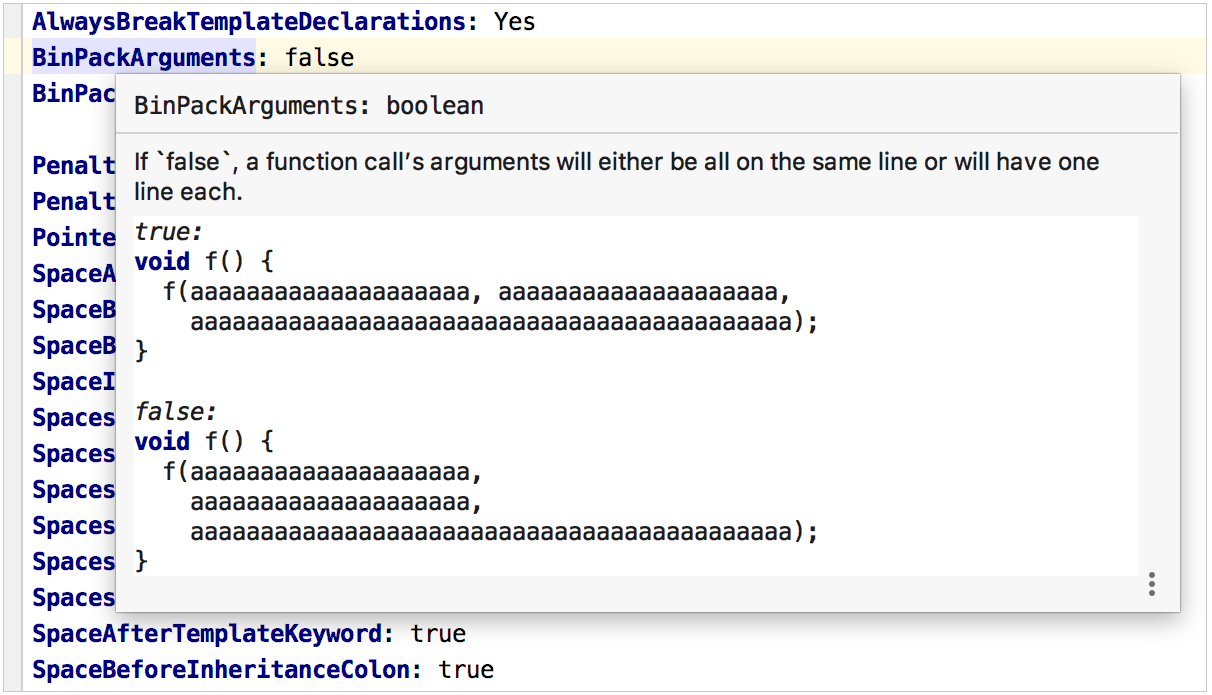 ClangFormat as Alternative Formatter Help CLion