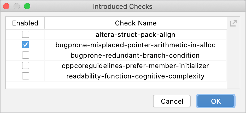 ClangTidy integration—CLion