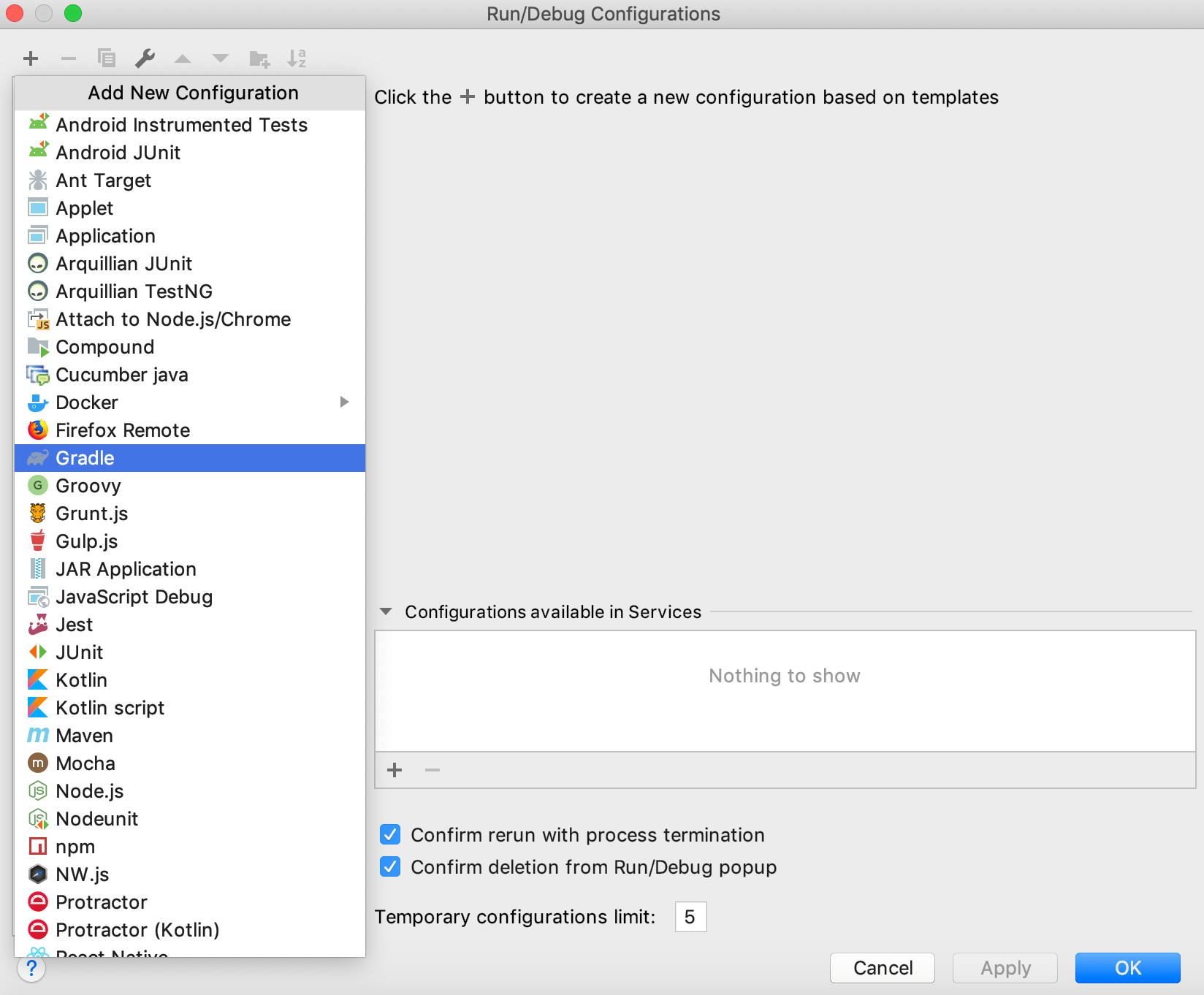 Gradle tasks—IntelliJ IDEA