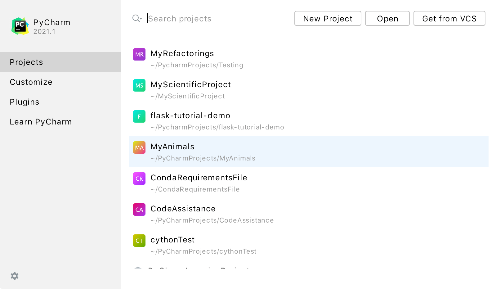 Step 1. Create and run your first Python project PyCharm