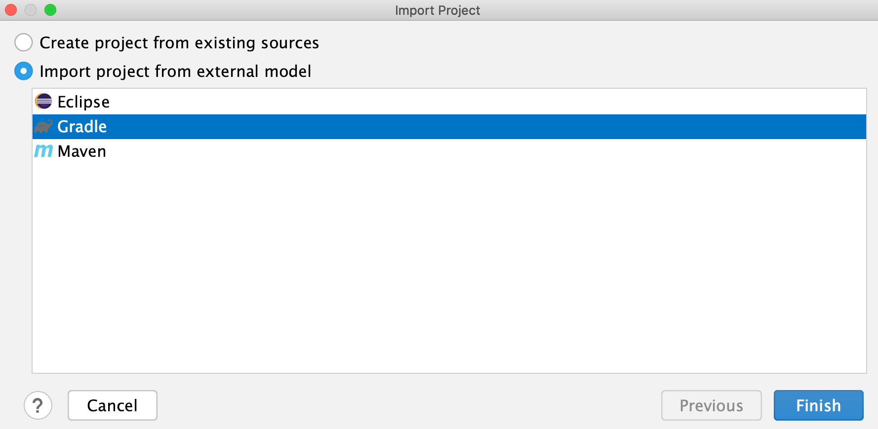 Build tools importing process IntelliJ IDEA
