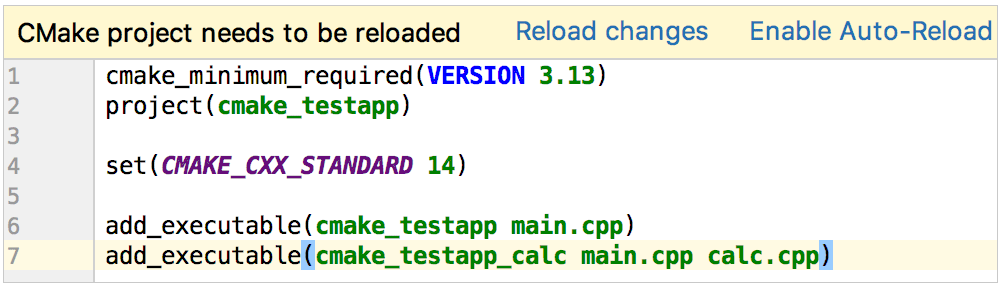 Quick CMake tutorial CLion