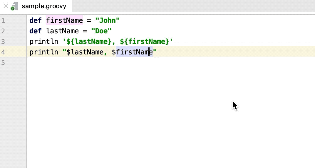 Work with Groovy code in the editor IntelliJ IDEA