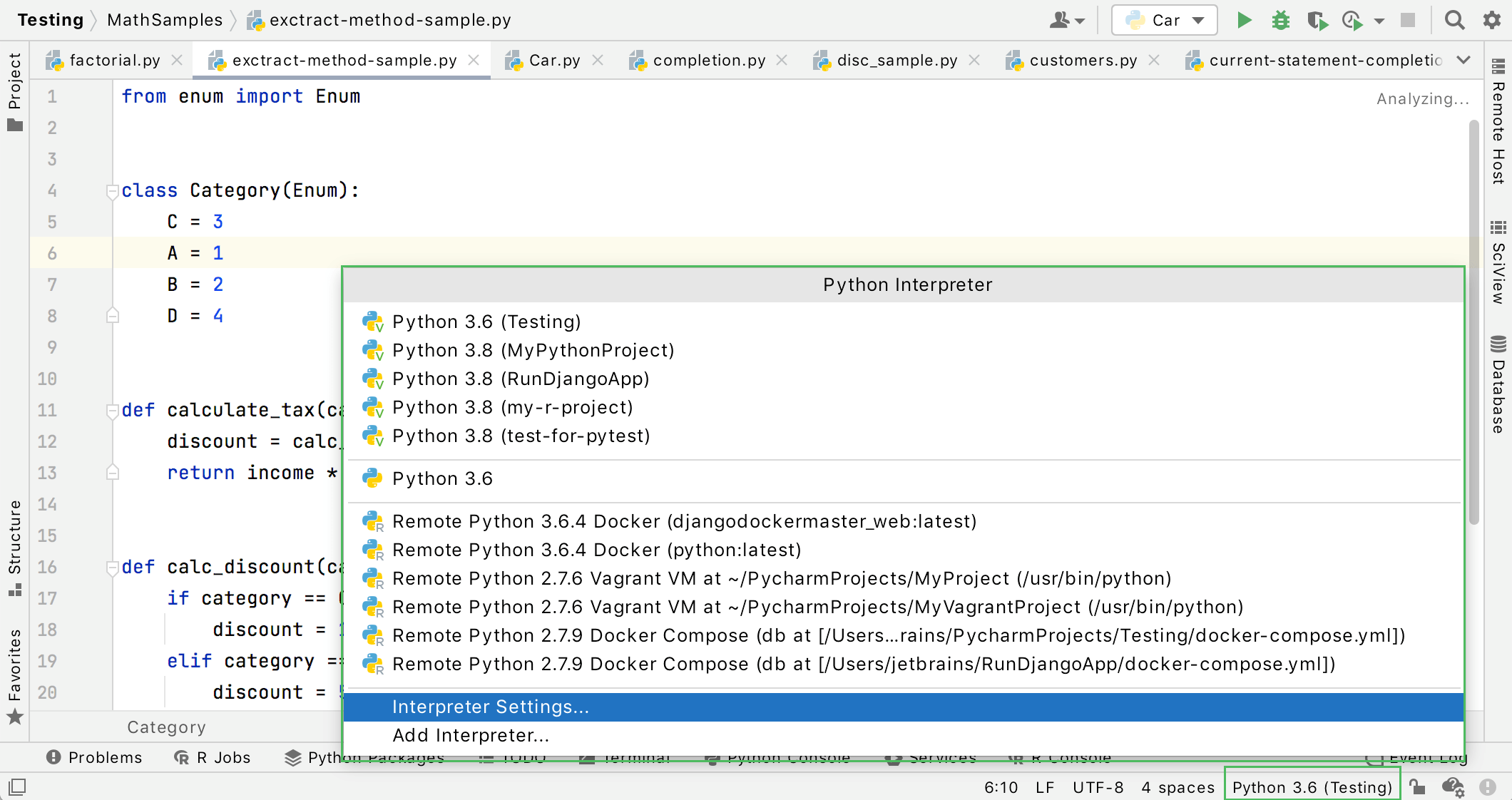 Configure a Python interpreter PyCharm