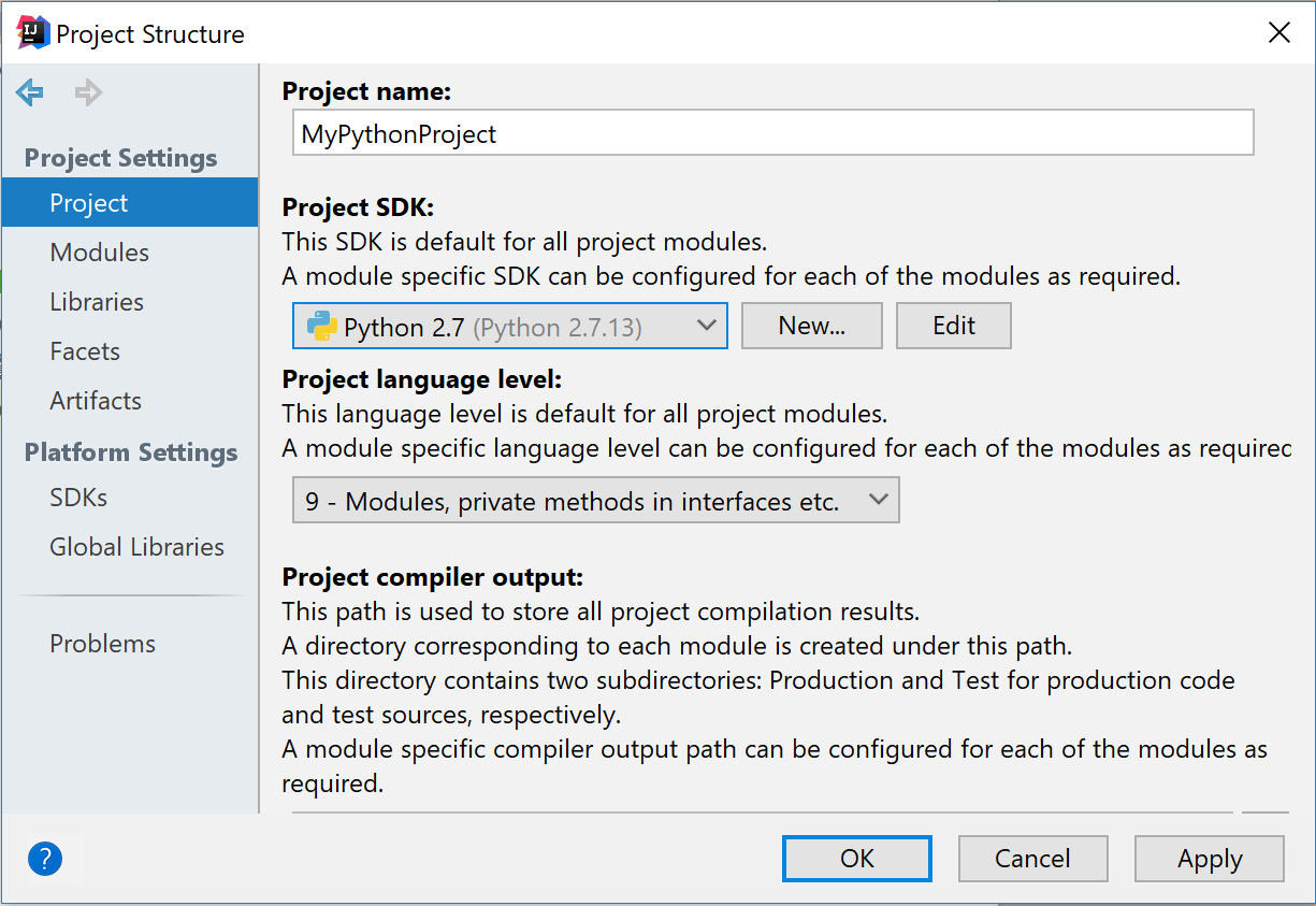 Configure a Python SDK IntelliJ IDEA