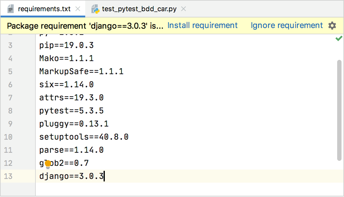 使用 requirements.txt_PyCharm中文网