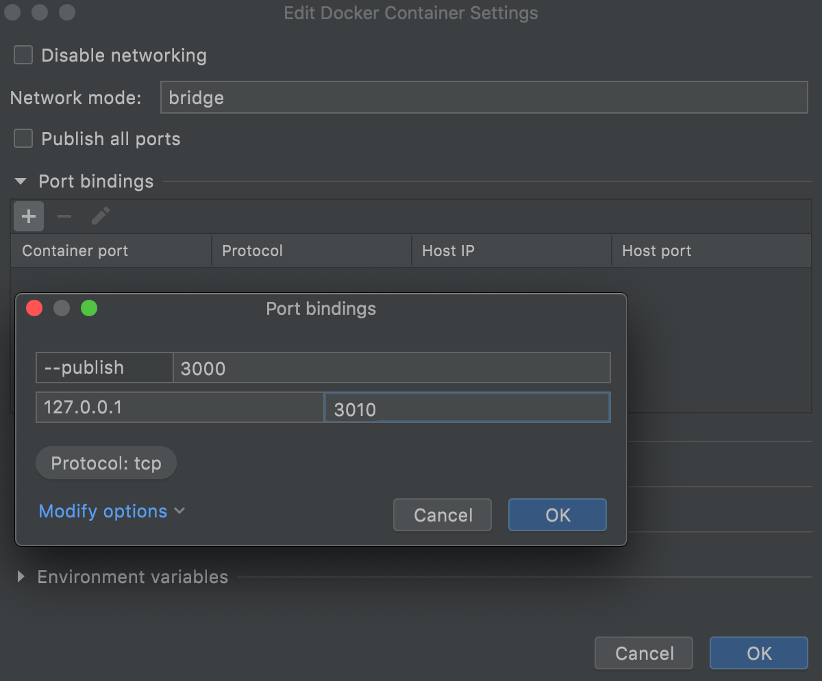 Node.js with Docker Storm