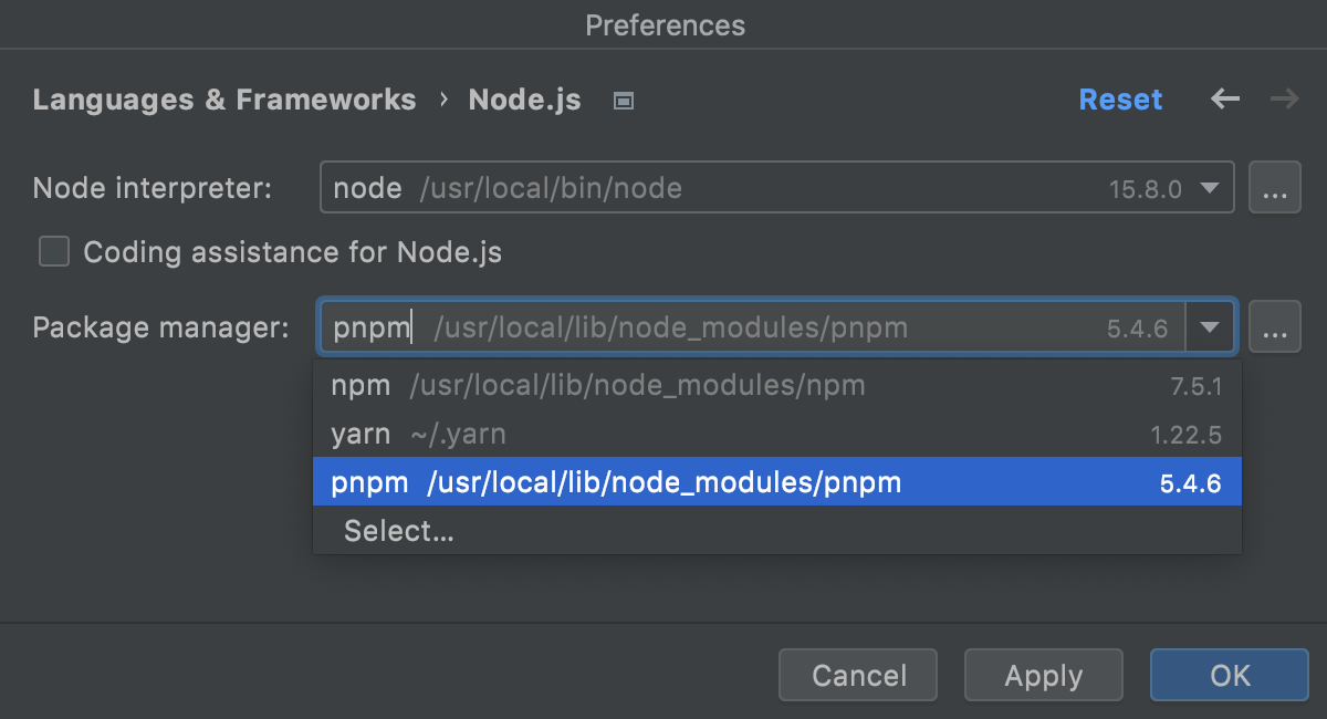 npm、pnpm 和 Yarn_IntelliJ IDEA 中文网
