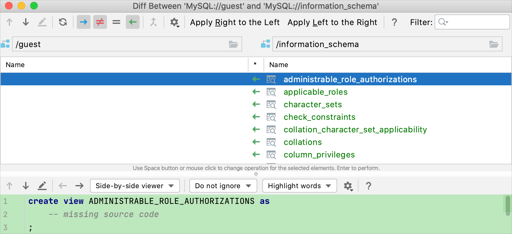 Schemas IntelliJ IDEA