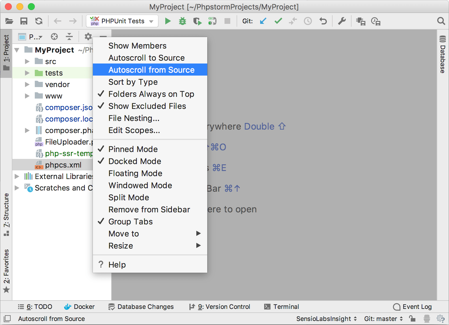 Migrate from Eclipse to PhpStorm PhpStorm