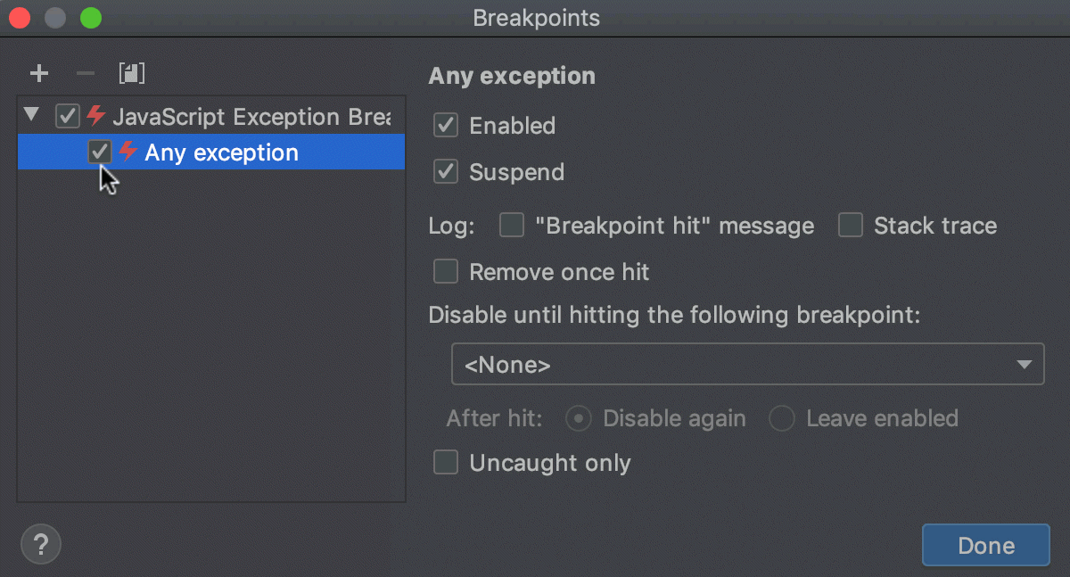 Breakpoints Storm