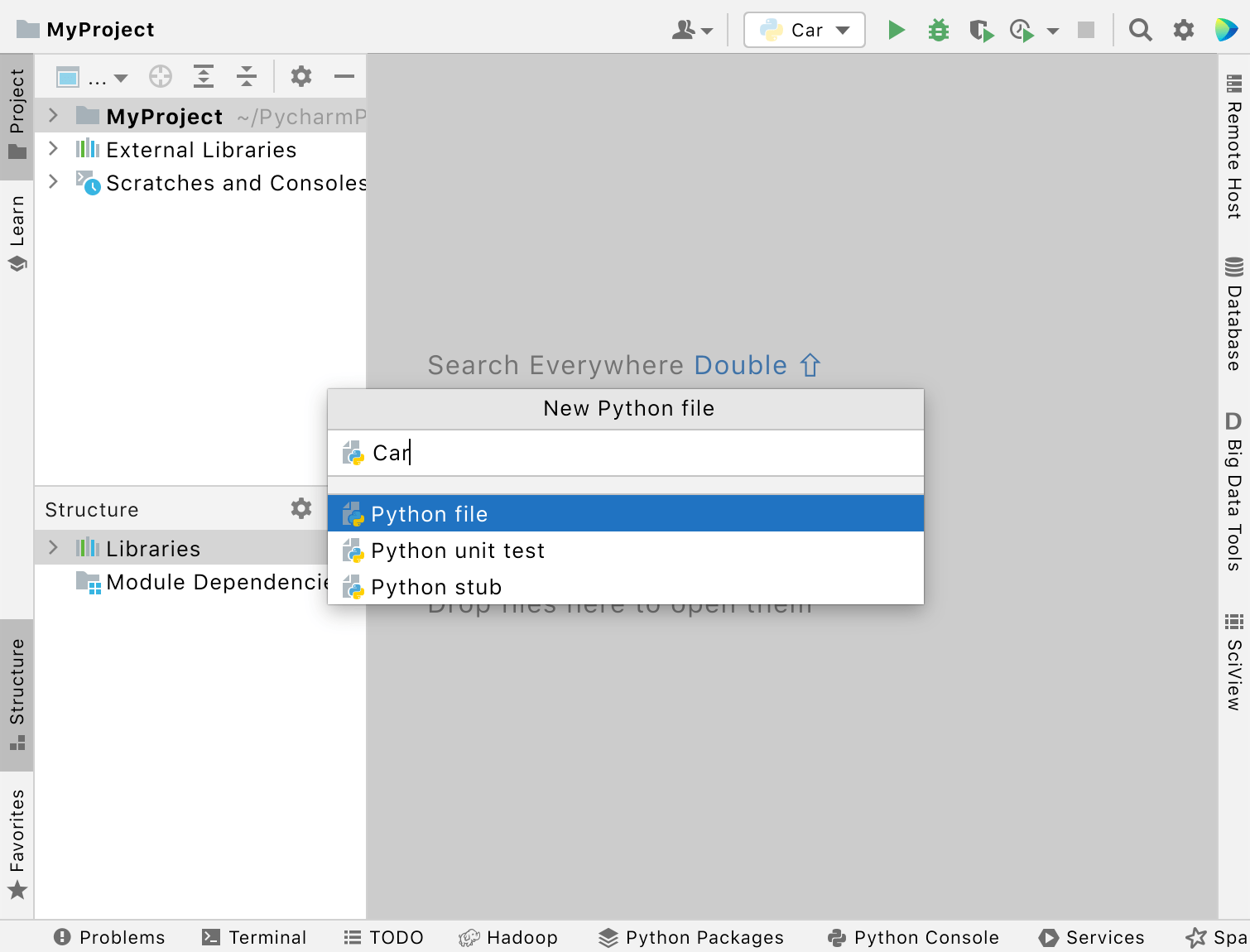 Step 1. Create and run your first Python project PyCharm Documentation