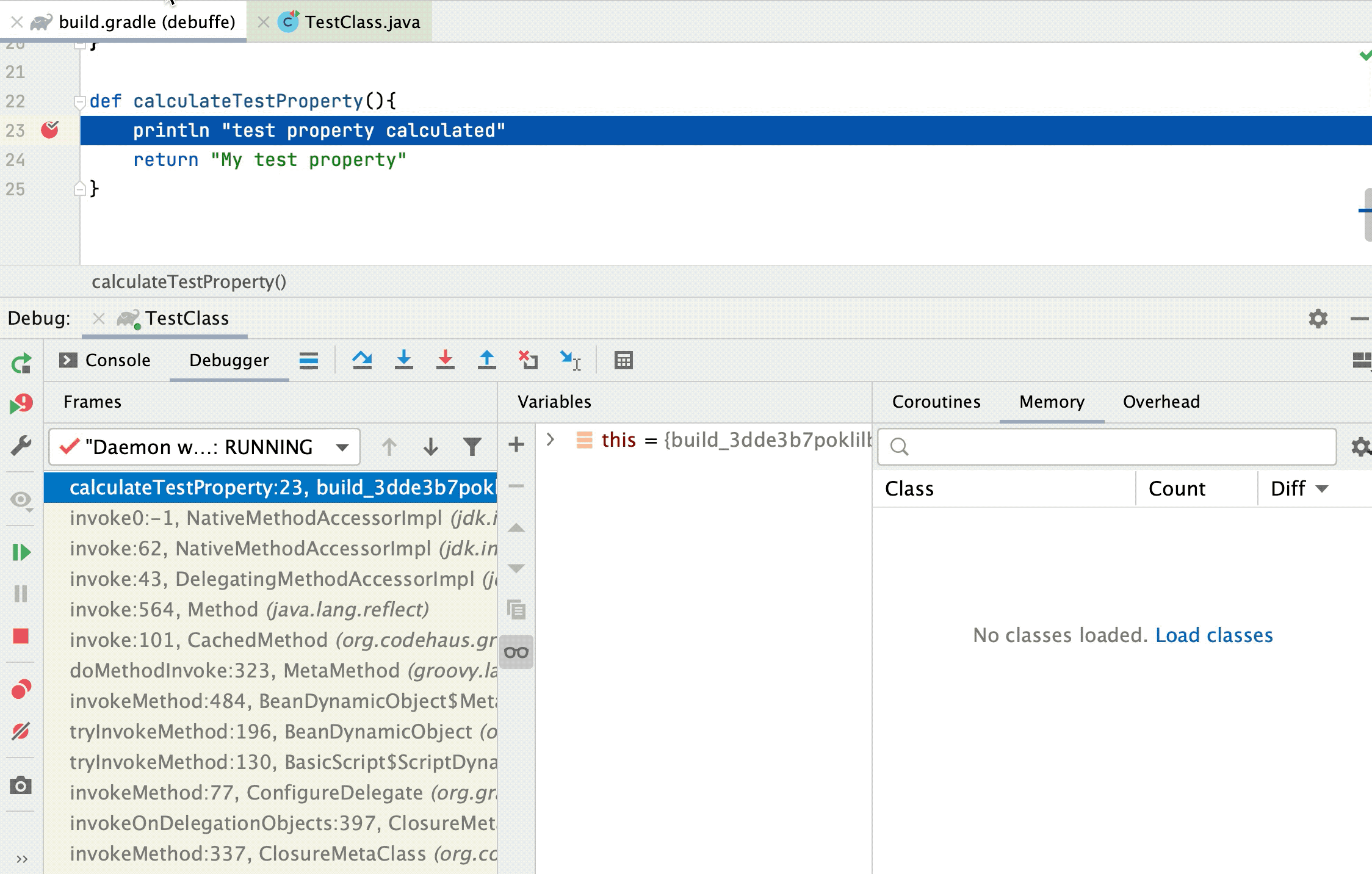 Gradle タスク IntelliJ IDEA ドキュメント