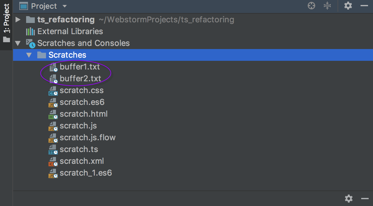 Scratch files Storm Documentation