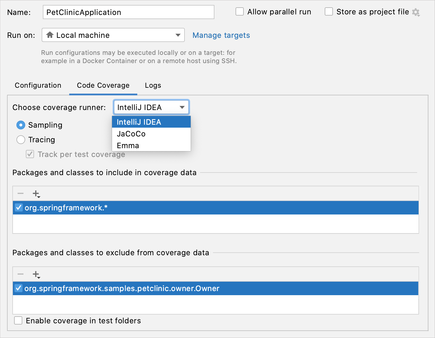 Run with coverage IntelliJ IDEA Documentation