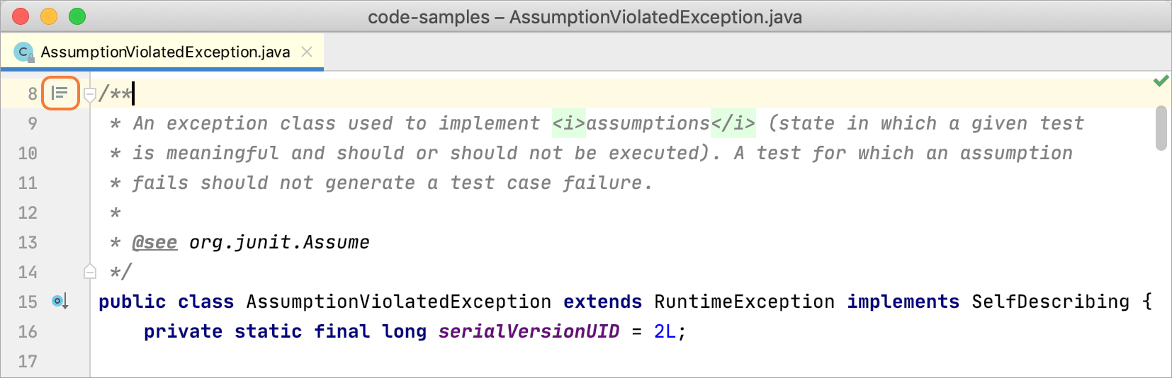 Javadocs IntelliJ IDEA Documentation