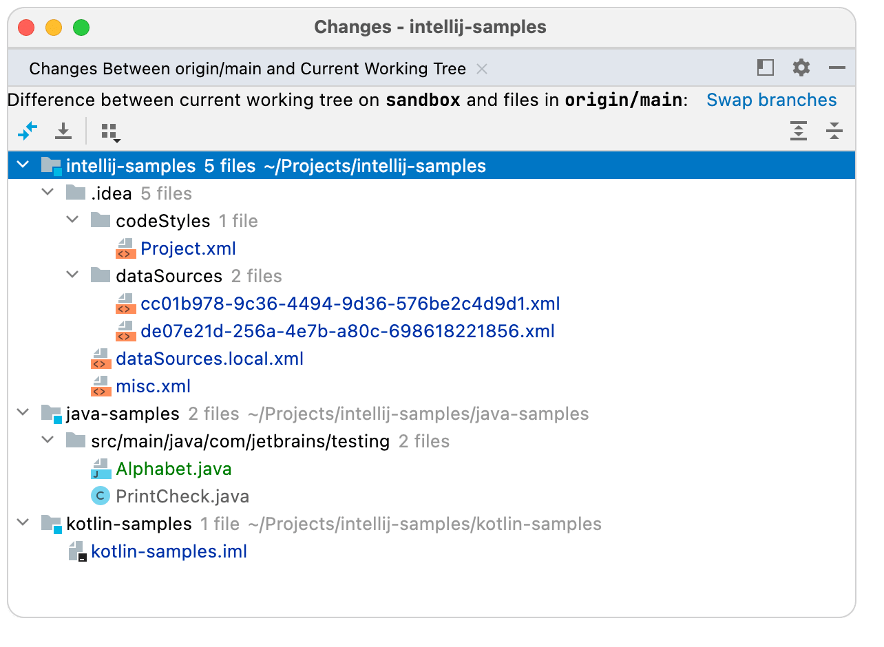 Manage Git branches IntelliJ IDEA Documentation