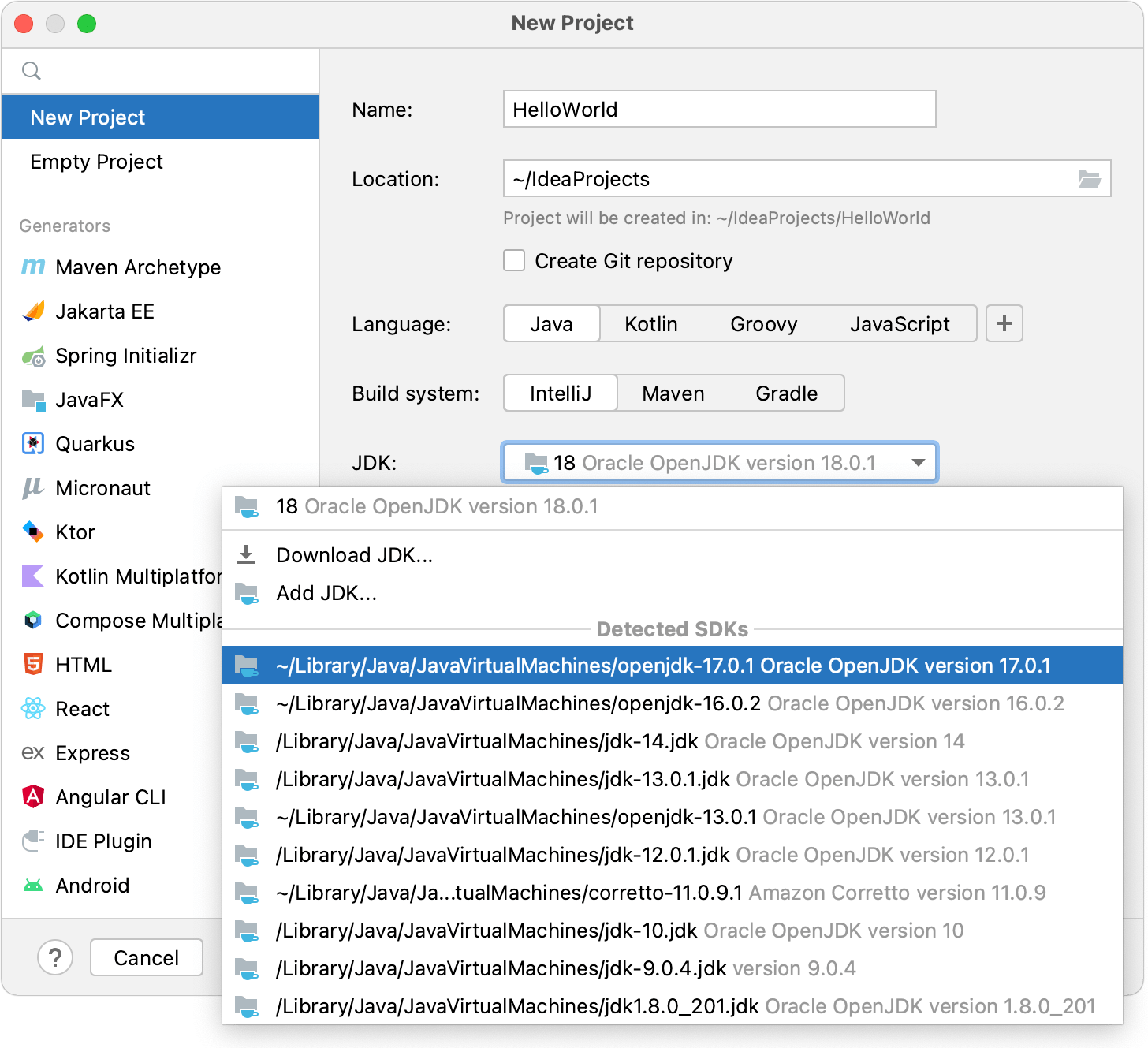 Create your first Java application IntelliJ IDEA Documentation