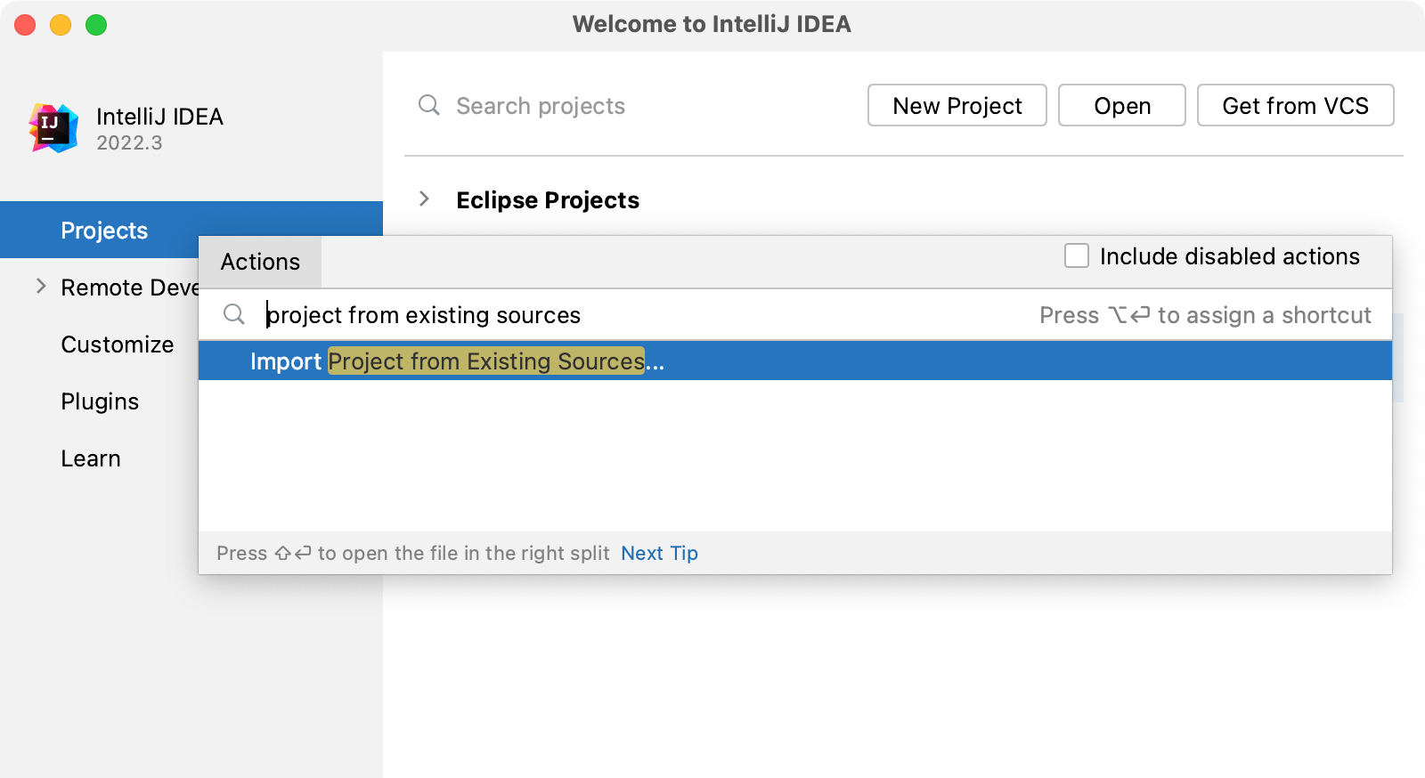 Import and export projects IntelliJ IDEA Documentation