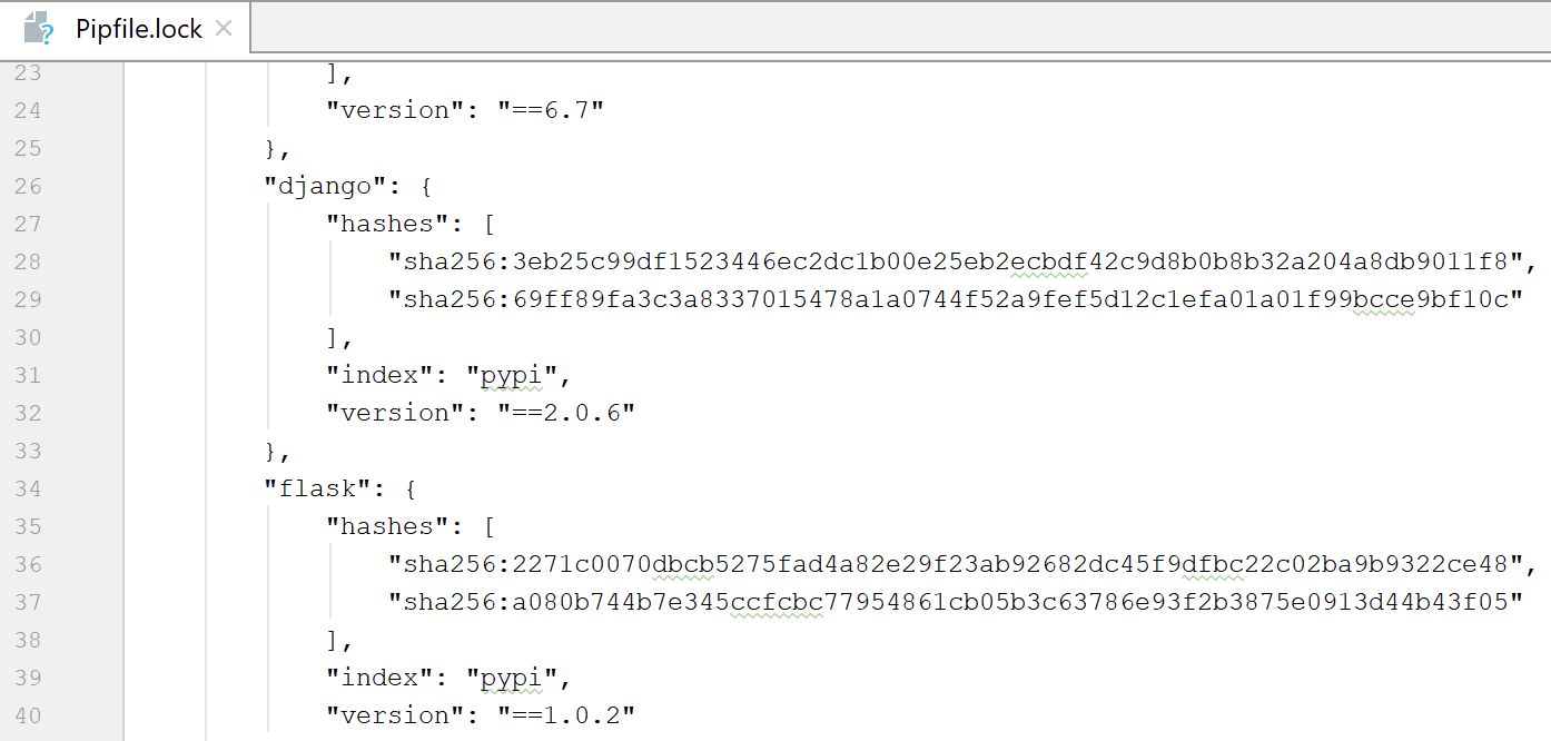Use Pipfile PyCharm Documentation